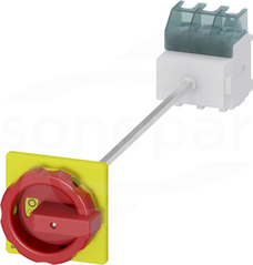 SENTRON 3P 63A czerwony/żółty Rozłącznik główny/awaryjny