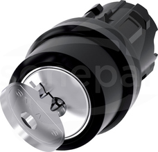SIRIUS ACT 22mm O-I b/samop. Przełącznik z kluczem RONIS tworzywo