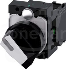 SIRIUS ACT 22mm O-I 1NO czar/bia Przełącznik z możl.podśw.tworzywo