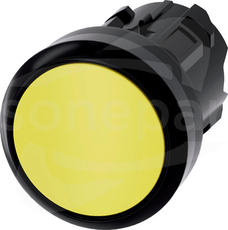 SIRIUS ACT 22mm z samop.żółty Przycisk płaski tworzywo