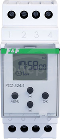 PCZ-524 24-264VAC/DC 1-kan. NFC PROGRAMATOR ASTRONOMICZNY BEZ FUNKCJI PRZERWY NOCNEJ