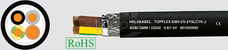 TOPFLEX-EMV-UV-2YSLCYK-J 4G2,5 Przewód falownikowy podwójnie ekranowany