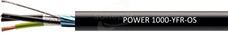 POWER 1000-YFR-OS 3x1 /1kV czarny Przewód zasilający