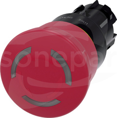 SIRIUS ACT 22mm czerwony Przycisk bezpieczeństwa podśw.tworzywo