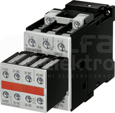 SIRIUS 17A 7,5kW 24VDC 2NO+2NC Stycznik 3P