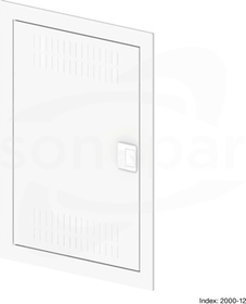MSF 2x12 z ramą Drzwi metalowe