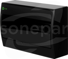 ELEGANT RN 1x12 PE+N IP40 CZARNA Rozdzielnica natynkowa
