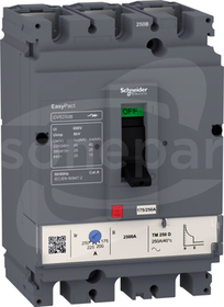 CVS250B 25kA  415VAC 200 A wyzwalacz TM-D 3P3d Wyłącznik mocy