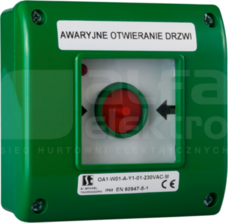 OA1-W01-A/11-M Ręczny przycisk awaryjny natynkowy