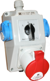 ZI12/R461 5P+ŁK32 L-0-P IP67 Zestaw instalacyjny 32A