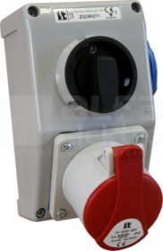 ZI26/R111 16A/3P+PE  O-I M25 IP65/IP67 Zestaw instalacyjny 16A