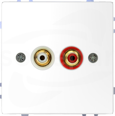 Merten MEG4350-6035 audio biały lotos Gniazdo