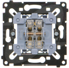 SIMON 55 10AX czarny Łącznik świecznikowy