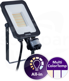 BVP167 LED36 30W 830 840 865 3600lm SWB MDU IP65 Naświetlacz LED LEDINAIRE z czujnikiem ruchu