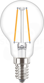 LEDLuster ND 2-25W P45 E14 827 CL G 250lm Źródło LED COREPRO (E) kulka filament