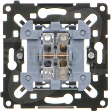 SIMON55 10AX 250V czarny Łącznik jednobiegunowy