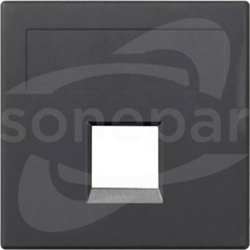 50000185-038 płytka S500 1xRJ uniw.grafit Plakietka