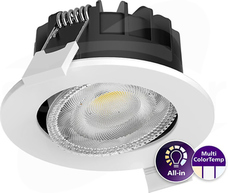 RS071B 5S/827_30_40 60D PSR PI6 550lm IP20/65 WH Downlight Spot LED LEDINAIRE Clear Accent