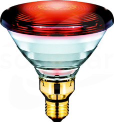 IR150C PAR38E 150W E27 230V czer. Żarówka lecznicza INFRARED