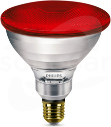 IR100R PAR38 100W E27 230V czer. Promiennik podczerwieni