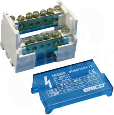 BD 80/100AL 2P Blok dystrybucyjny