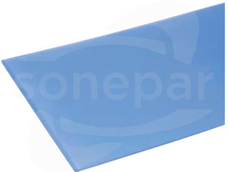 Plexi PS 500x126x3 Ekran ochronny , montaż górny