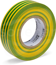 0,15x19mm 20m żółto/zielony Taśma izolacyjna TRADEFORCE