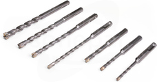 SDS-PLUS 5-12mm (7szt) Zestaw wierteł udarowych TRADEFORCE