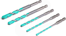 4-10mm Multi Material (5szt) Zestaw wierteł uniwersalnych TRADEFORCE