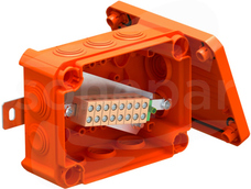 T100ED 4x8AD Puszka odgałęźna FireBox z dławikami elastycznymi