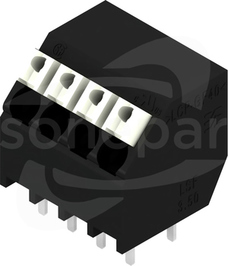 LSF-SMT 3.50/04/135 3.5SN BK tu Listwa zaciskowa do płytki drukowanej