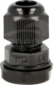 MG-12 M12x1,5 3-6,5mm IP68 czarny Dławnica kablowa z gwintem metrycznym