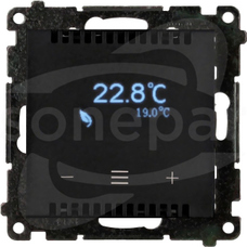 SIMON55 GO czarny mat Termostat programowalny WI-FI