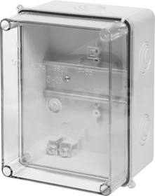 CARBO-BOX 158x118x80mm z szyną IP55 Obudowa
