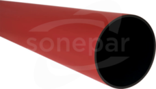 ROS-ZK 160/9,1 czerwony (6mb) Rura osłonowa sztywna do przecis.przew.