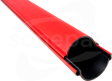 ROS-D 160 czerwony (3mb) Rura osłonowa sztywna dzielona