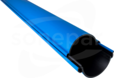 ROS-D 110 niebieski (3mb) Rura osłonowa sztywna dzielona