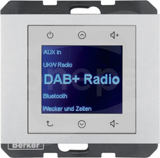 K.5 Radio Touch DAB+ BT aluminium Radio dotykowe