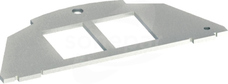 VE-EE 2xRJ TYP 01 Keystone 19,3x14,8 Płytka montażowa
