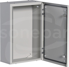 600x400x200mm IP65 Obudowa metalowa z płytą montażową
