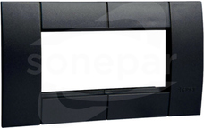 GT4529011 45x45 czarny Ramka 2-krotna