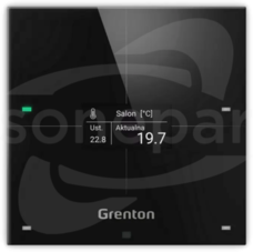 GRENTON 4-polowy OLED TF-Bus czarny Panel dotykowy