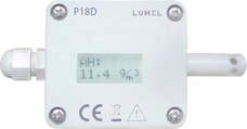 P18D 100M2 Przetwornik temperatury i wilgotności z wyświetlaczem