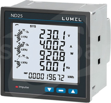 ND25 100-550V kl.0,2 Miernik parametrów sieci