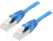 ETHERLINE LAN Cat.6A RJ45 0,25m BU Patchcord