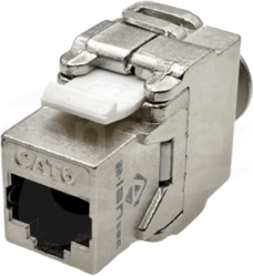 RJ45 STP kat.6 PoE beznarzędziowy Moduł keystone
