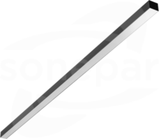 ALLDAY BASIC 50W 3CCT 230V IP20 1503x42x37mm czarn Oprawa LED