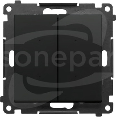 Simon 55 GO 2x5A czarny mat Sterownik podwójny oświetleniowy