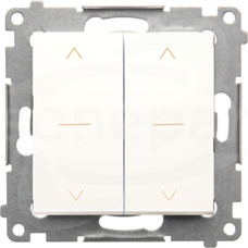 Simon 54 10A biały Łącznik żaluzjowy