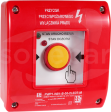 PWP1-W01-B-30-2LED7/M Wyłącznik przeciwpożarowy